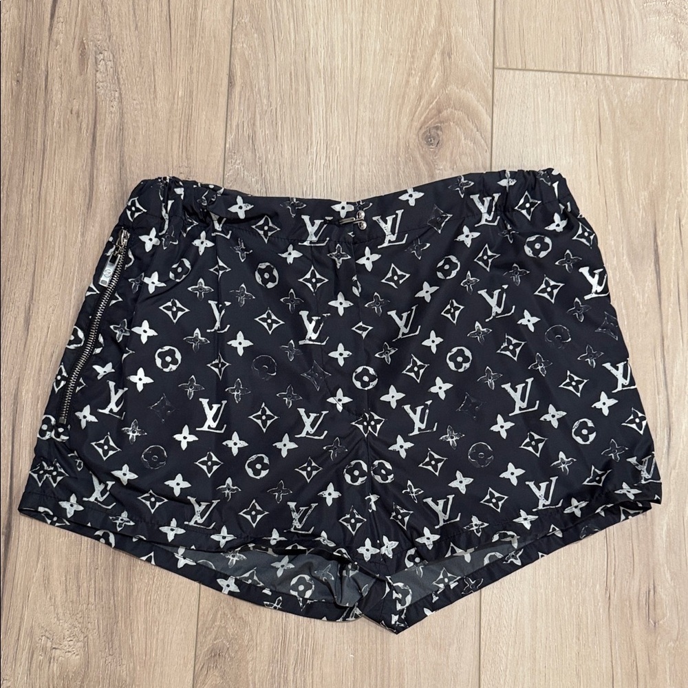 Louis Vuitton Monogram Black Shorts